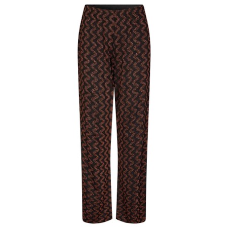 Masai Clothing  MaPaige Sparkle Print Picante Trouser  - Red