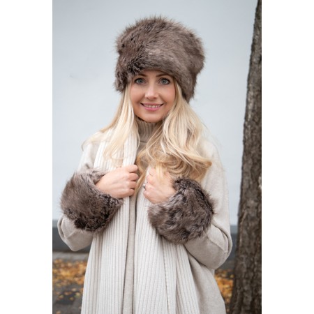 Helen Moore Faux Fur Wrist Warmer - Brown
