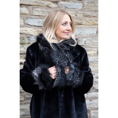 Helen Moore Faux Fur Wrist Warmer - Black