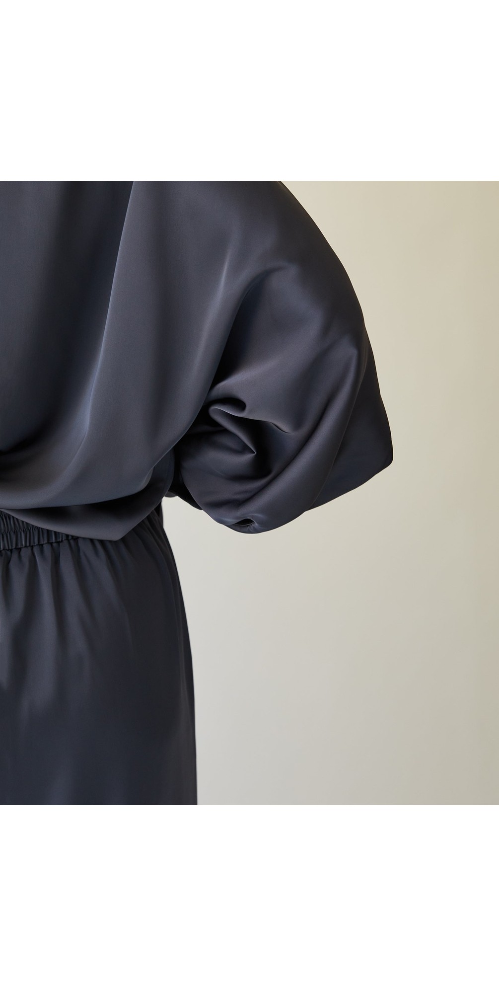 Flo Gunmetal Satin Shirt main image