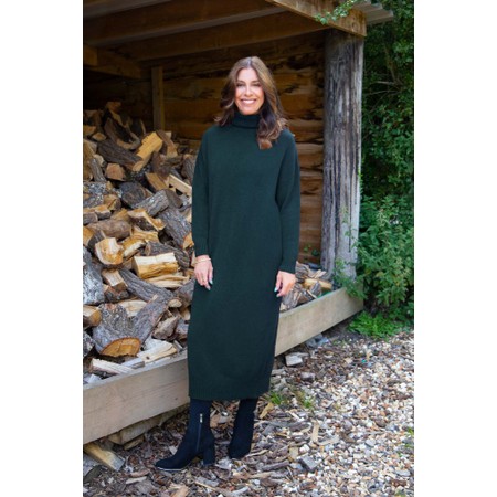 Amazing Woman Paige E Laguna Polo Neck Dress - Blue