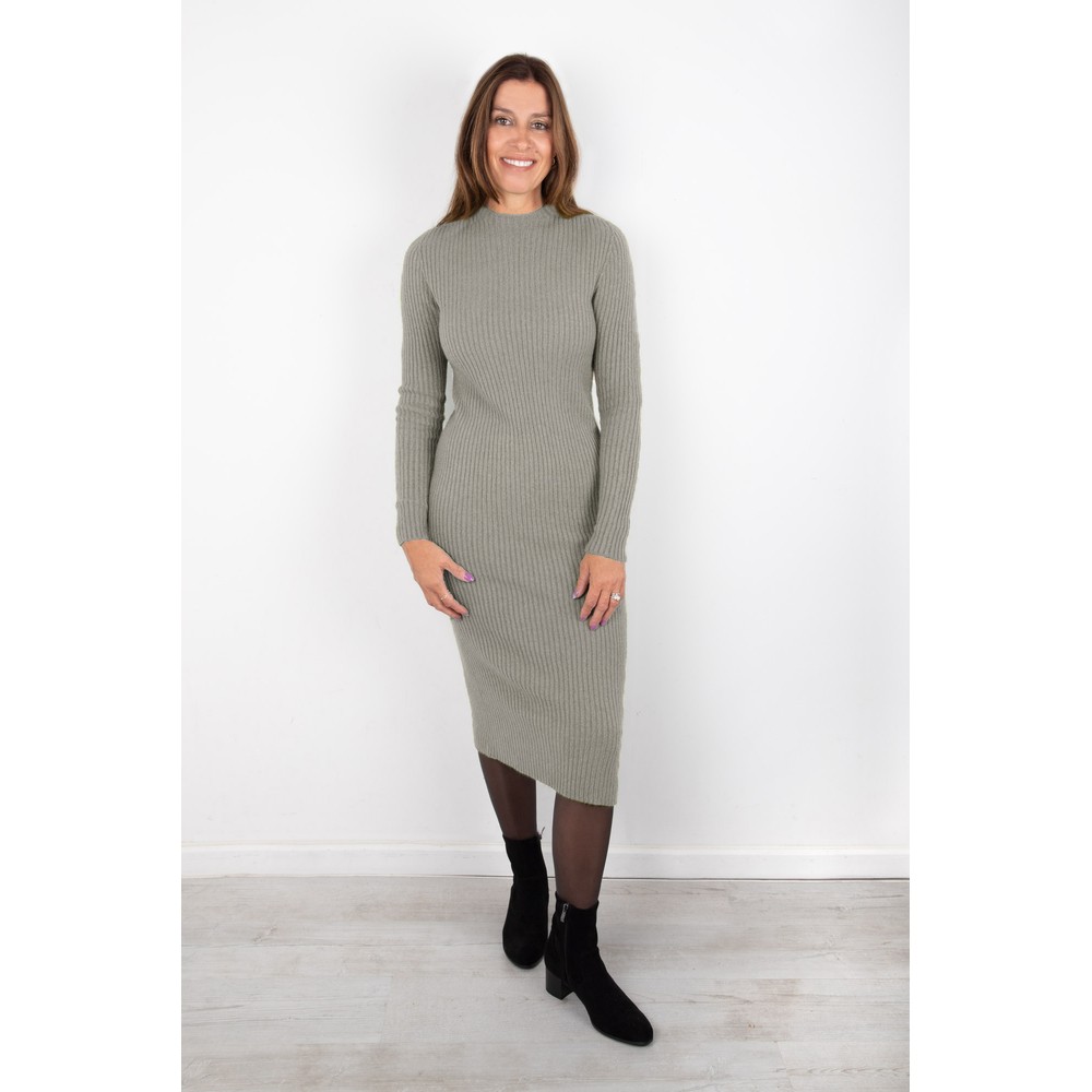 Fitted cheap ribbed dress