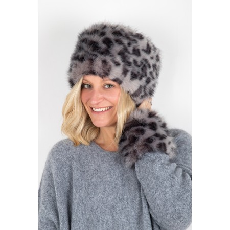Helen Moore Faux Fur Wrist Warmer - Silver