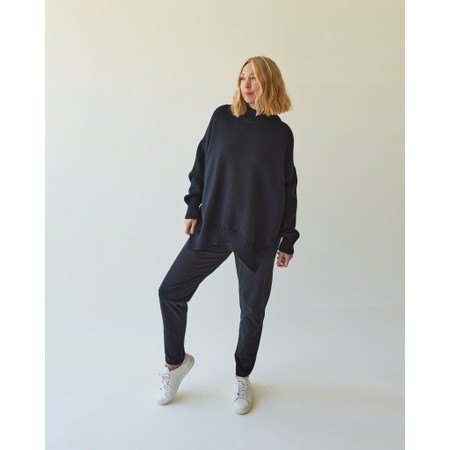 Chalk Brooke Black Lounge Trouser - Black