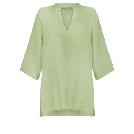 Amazing Woman Jenny X Leek Oversized Grandad Shirt - Green