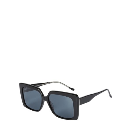 Chalk Brooklyn Black Square Sunglasses - Black