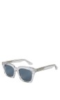 Chalk Los Angeles Los Angeles Transparent Frame Sunglasses  