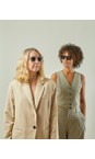 Chalk Los Angeles Los Angeles Transparent Frame Sunglasses  