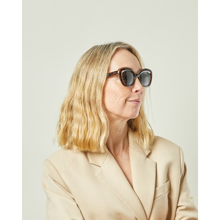 Chalk Sydney Cat Eye Sunglasses - Black