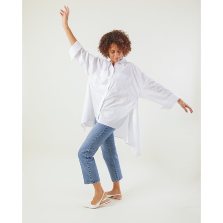 Chalk Vivienne White Oversized Shirt - White