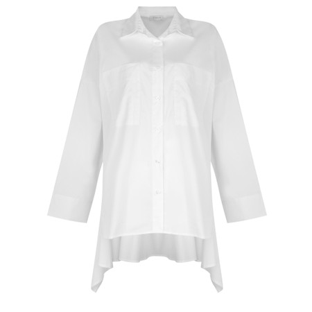 Chalk Vivienne White Oversized Shirt - White