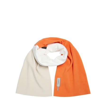Henriette Steffensen No Waste Orange Block Colour Fleece Scarf - Orange