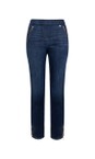 Robell Navy Nena Navy Ankle Zip Cropped Jeans  