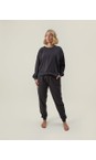 Chalk Charcoal Coco Boxy Charcoal Organic Cotton Sweatshirt  
