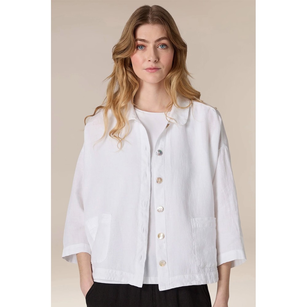 White linen jacket womens uk cheap