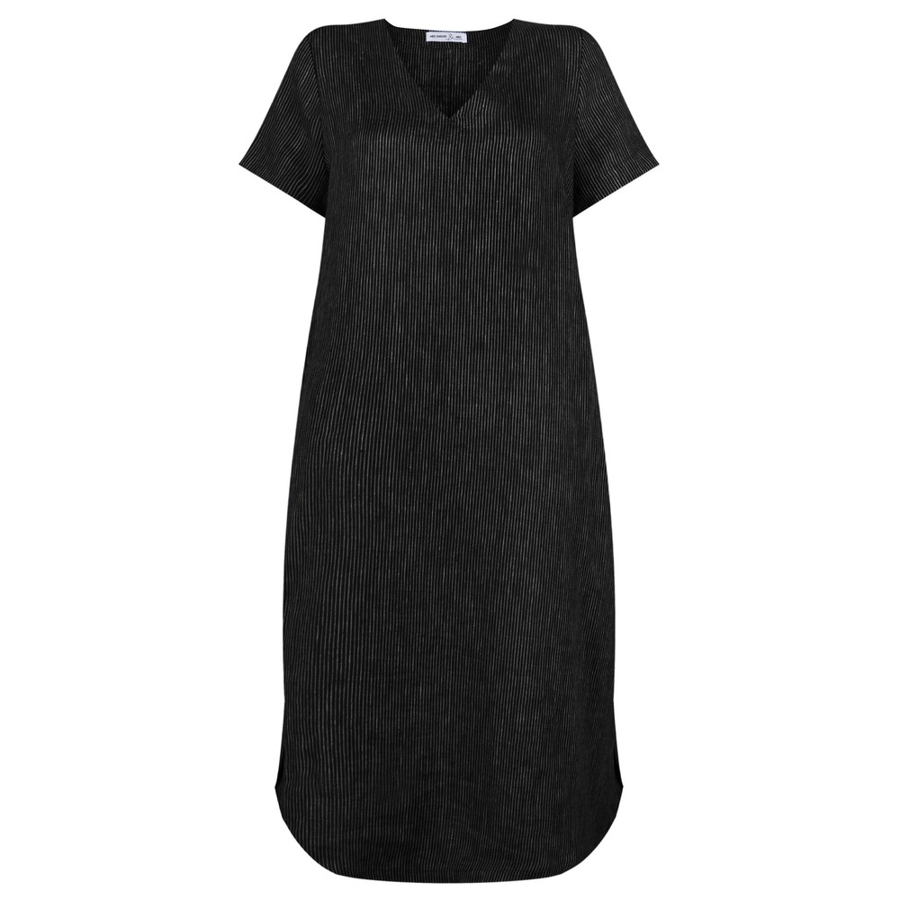 Linen short sleeved t-shirt dress - Impala