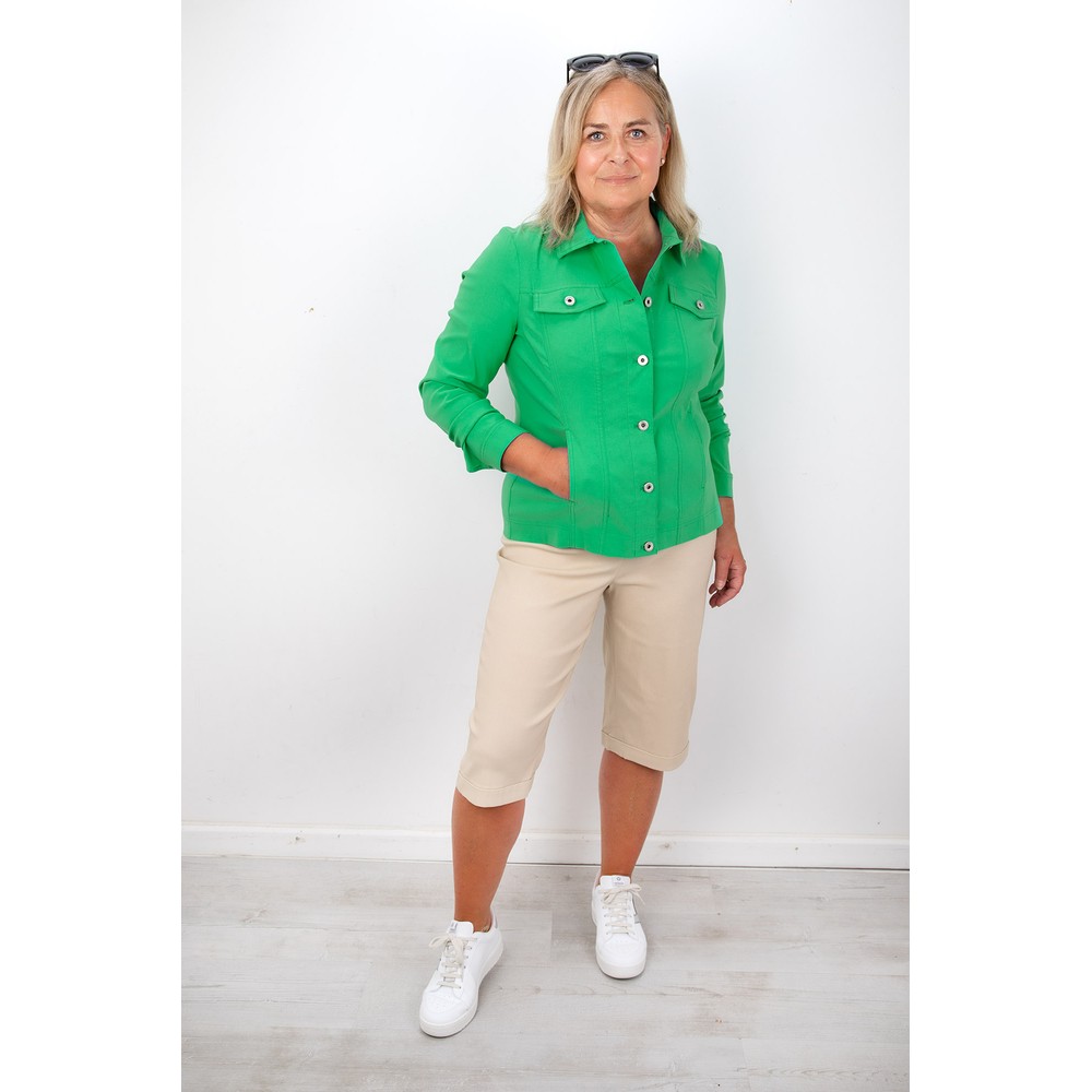 Robell Emerald Happy Jeanstyle Jacket in Emerald 843