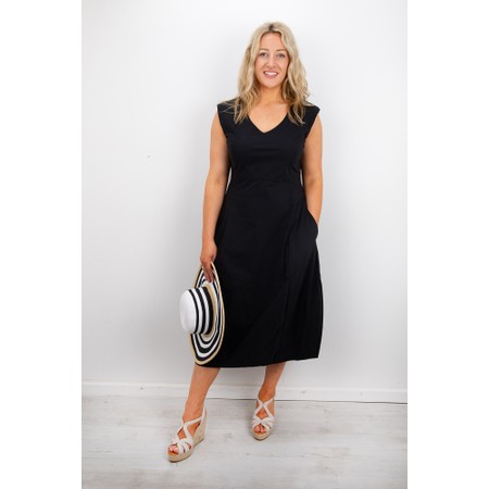 Foil Believe The Hype Black Trapeze Dress - Black