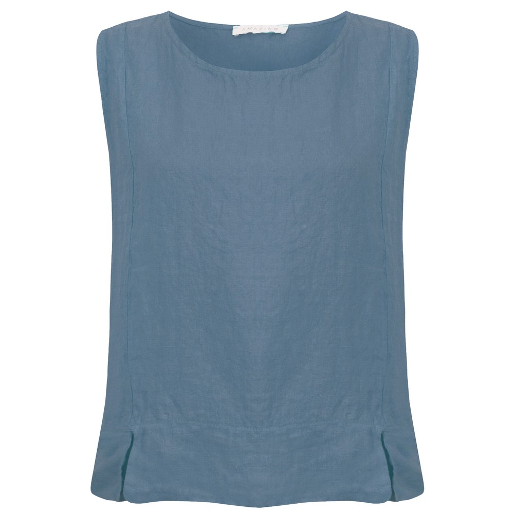 Amazing Woman Lucie Denim Blue Top Denim Blue