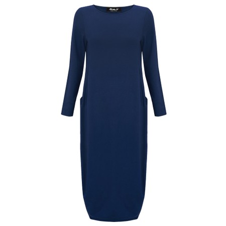 Mama B Tartufo Tefes Blu Jersey Dress - Blue