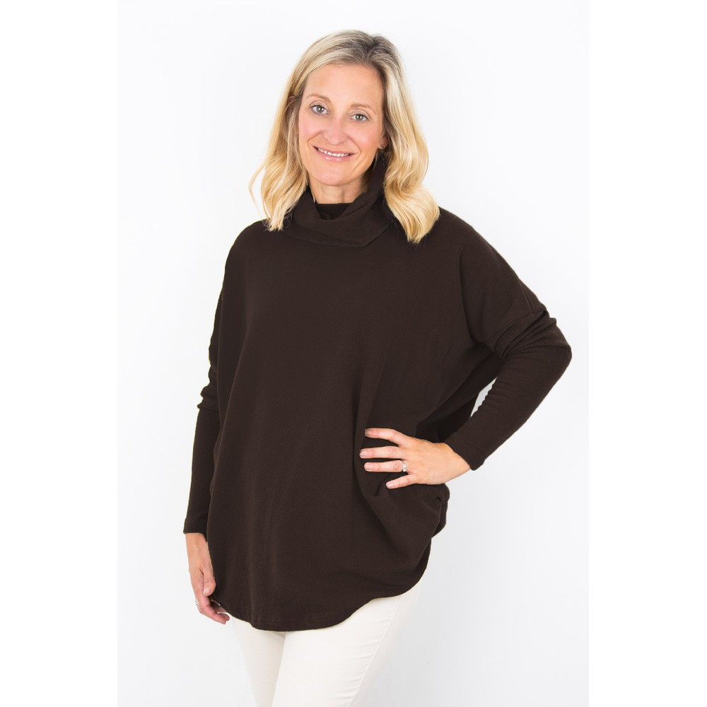 Mama B Oversized Bill U Moro Plain Fleece Jumper Moro