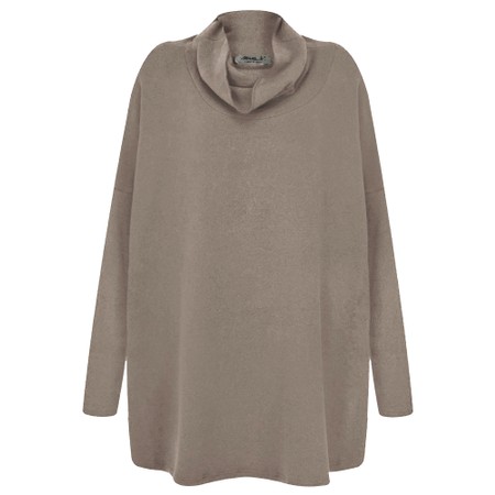 Mama B Bill U Alpaca Plain Fleece Jumper - Beige