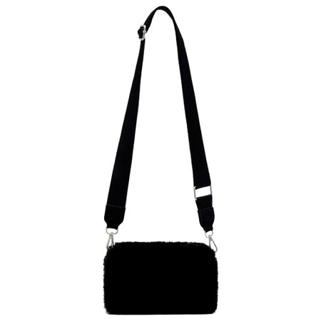 EMU Australia Premium Black Sheepskin Small Handbag - Black