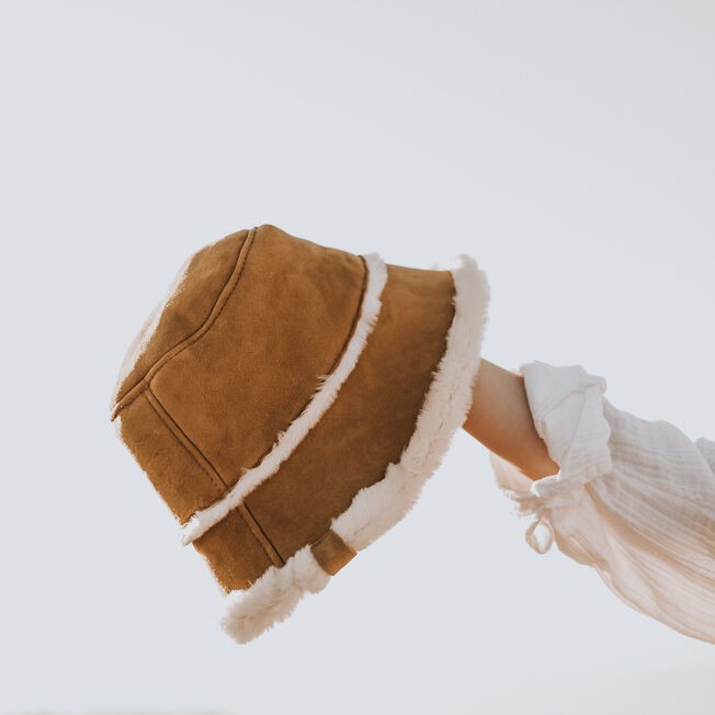 EMU Australia Emu Chestnut Sheepskin Bucket Hat Chestnut