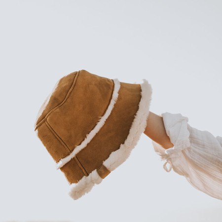 EMU Australia Emu Chestnut Sheepskin Bucket Hat - Brown