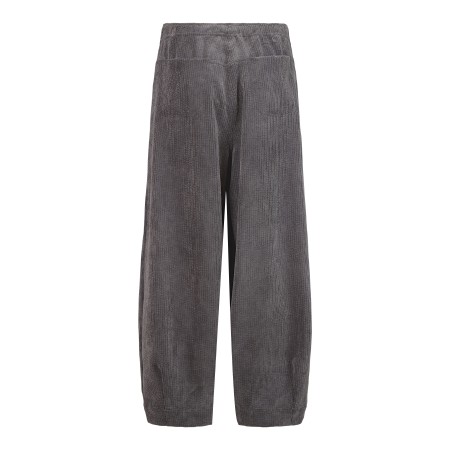 NOEN Soft Corduroy Charcoal Bubble Trouser - Grey