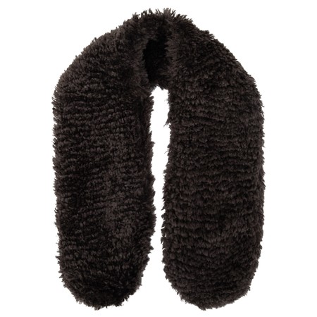 Chalk Verity Cocoa Teddy Faux Fur Loop Scarf - Brown