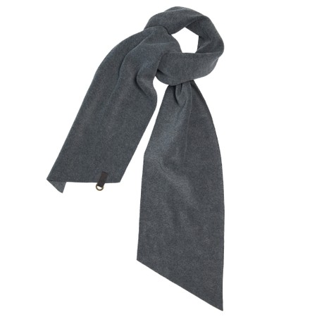 Henriette Steffensen Thin Grey Fleece Scarf - Grey