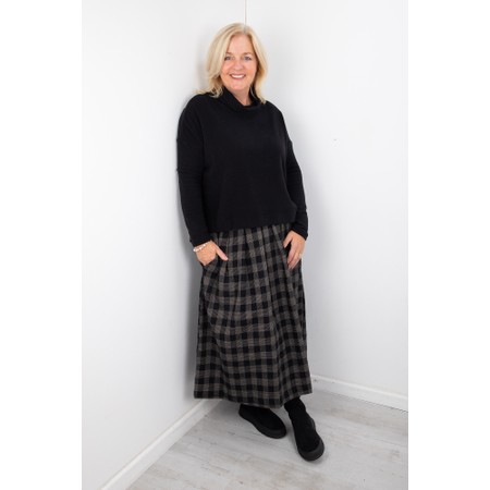 Mama B Moyet Nero Plain Fleece Jumper - Black