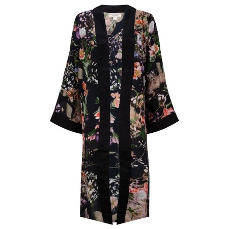 Orientique Fidelio Floral Long Kimono - Multicoloured