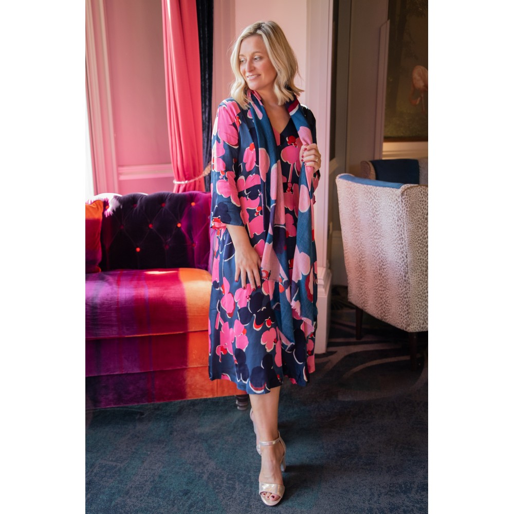 Masai Clothing MaNathaly Floral Confetti Print Dress in Confetti