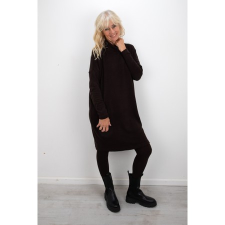 Mama B Plain Nero Fleece Legging - Black