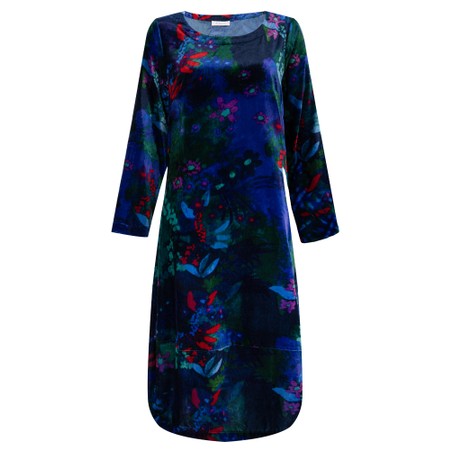 Sahara Late Night Flora Velvet Dress - Multicoloured