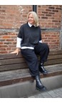 Mama B Nero Bianco F Nero Balloon Trouser  