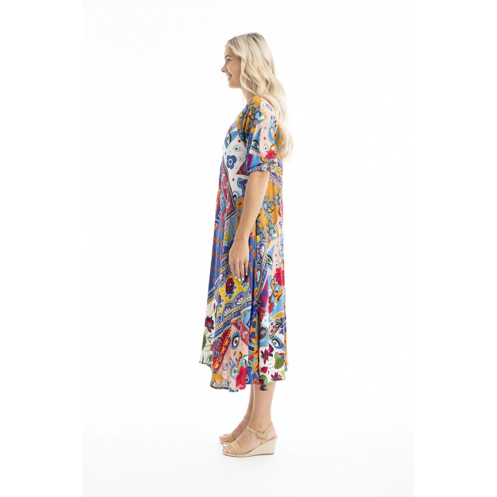 ORENAT Long Flared Dress