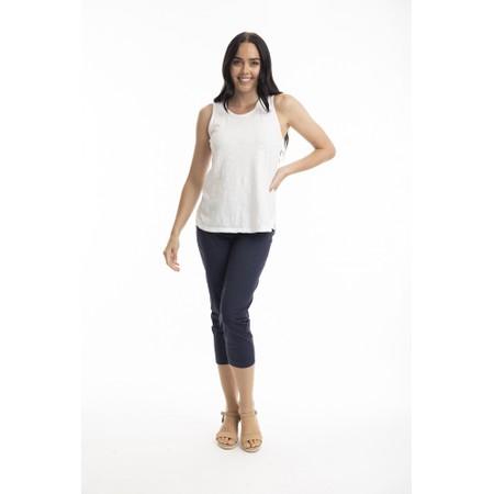 Orientique Bangalene Capri Trouser - Blue