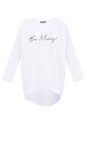 Chalk White / Gunmetal Glitter  Robyn Be Merry Top  