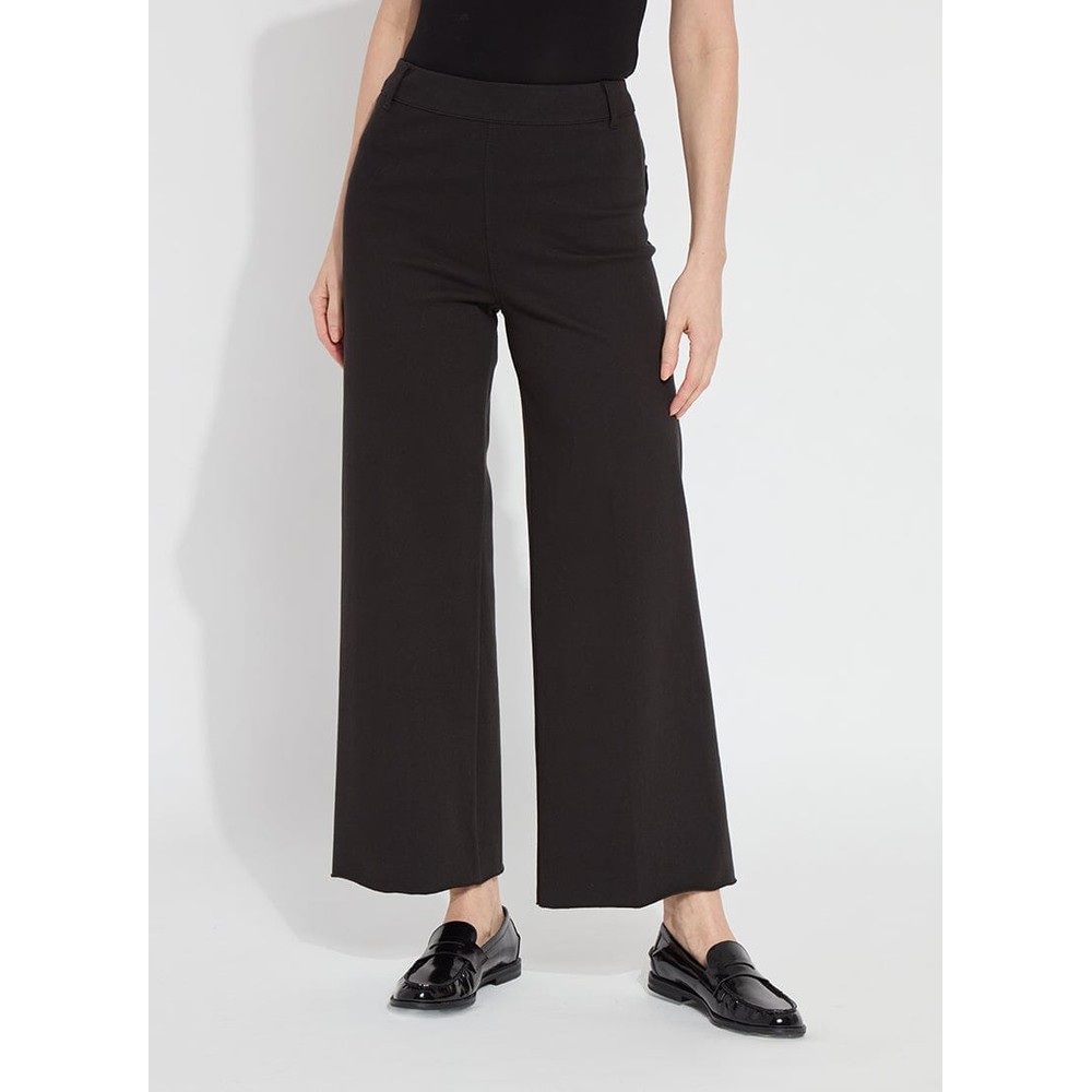 Lyssé Erin Black Wide Leg Denim Jean Black 
