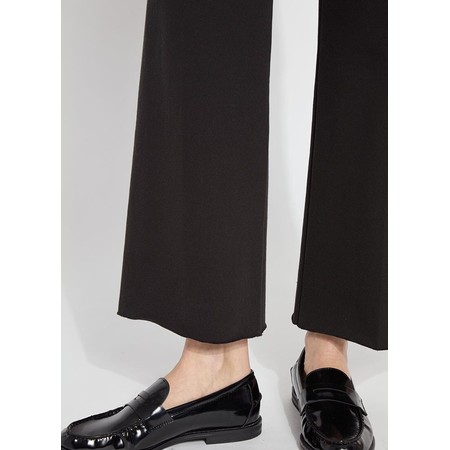 Lyssé Erin Black Wide Leg Denim Jean - Black