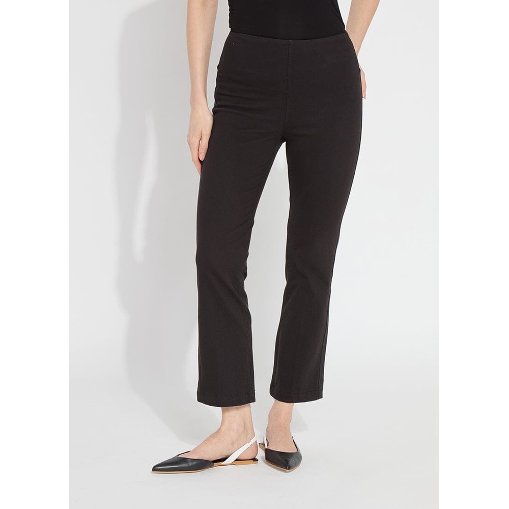 Lyssé Baby Bootcut Black Ankle Length Jean Black 