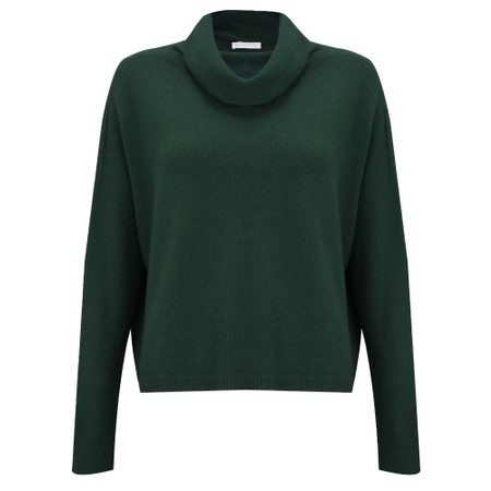 Amazing Woman Jannie Forest Supersoft Cowl Boxy Knit - Green