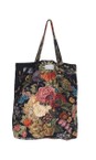 One Hundred Stars Primula Black Primula Black Organic Cotton Canvas Bag  