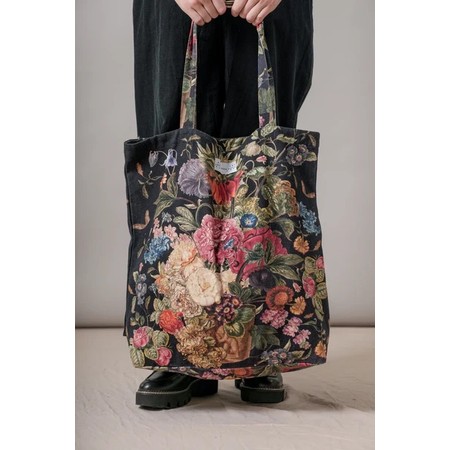 One Hundred Stars Primula Black Organic Cotton Canvas Bag - Black