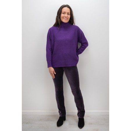 Amazing Woman 02 Velvet Violet Straight Leg Jean - Purple