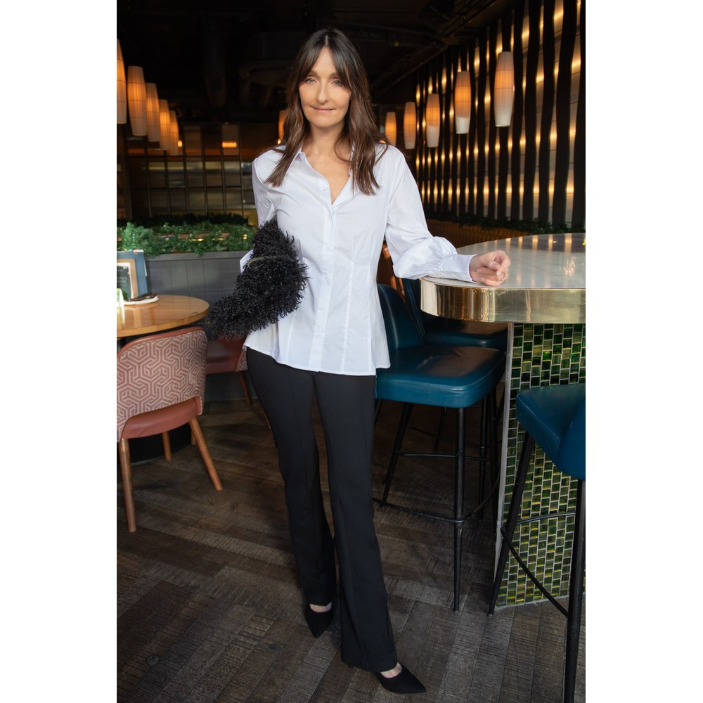 Lyssé Elysse Black Fit and Flare Ponte Trouser Black 