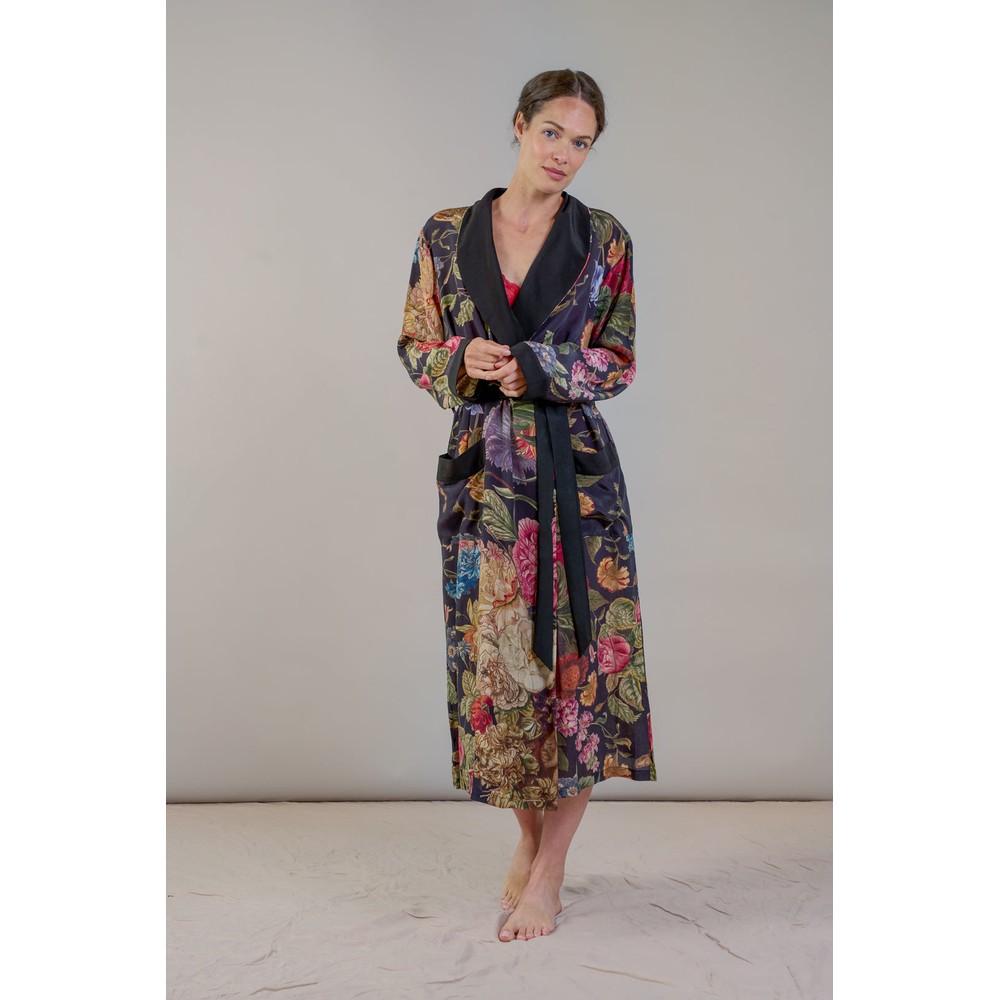 One Hundred Stars Luxe Crepe Primula Black Gown Primula Black